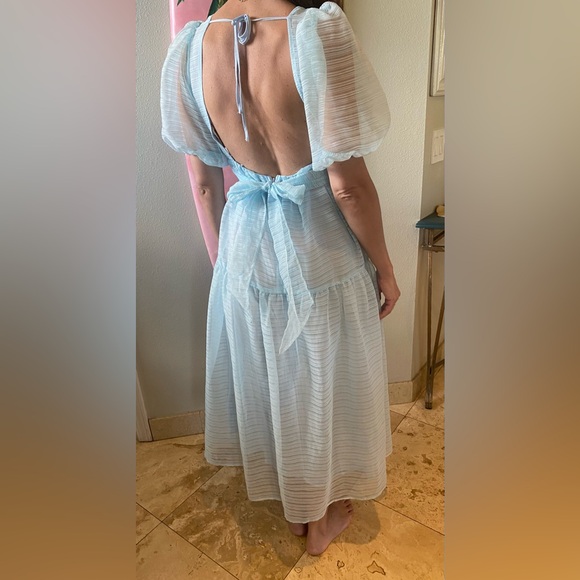 Free People Hailey midi dress. So pretty and ethereal. Princess & fairy like. - Picture 4 of 8